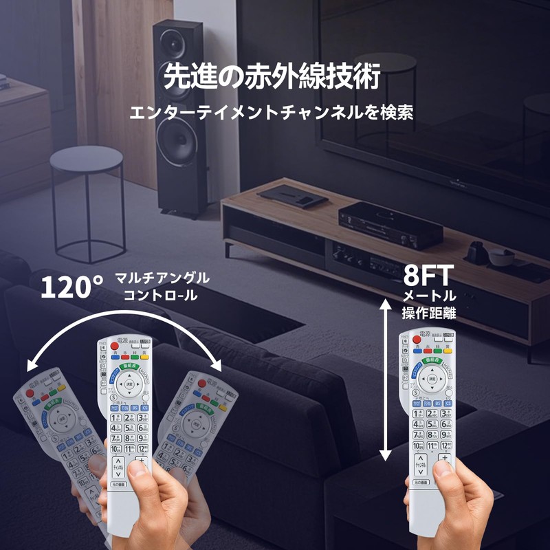 TV Remote Control N2QAYB000324 for Panasonic Panasonic Remote Control Viera