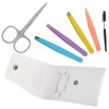 NOLITOY Sets Essential Eyebrow Tweezers Portable Trimming Clamp for Brows
