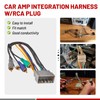 RED WOLF Car Radio Amplifier Wiring Harness RCA Compatible with