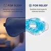ASUTRA Silk Eye Pillow for Sleep, Navy | Filled w/Lavender