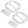 PRAOFRT 2 Sets Cylinder Head Gasket Set Reed Valve Replacement