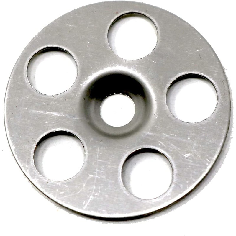 fiXte® Metal Insulation Discs 36mm Stainless Steel Washers Ceiling Wall