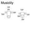Musiclily Pro Guitar String Retainer String Guide for Fender American
