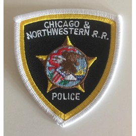 Patch- Vintage Chicago & Northwestern Railroad Police (CNW)- #22370 - NEW