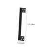 COHEALI Door Latch Guard Plate Shaped Outswing Door Security Protector