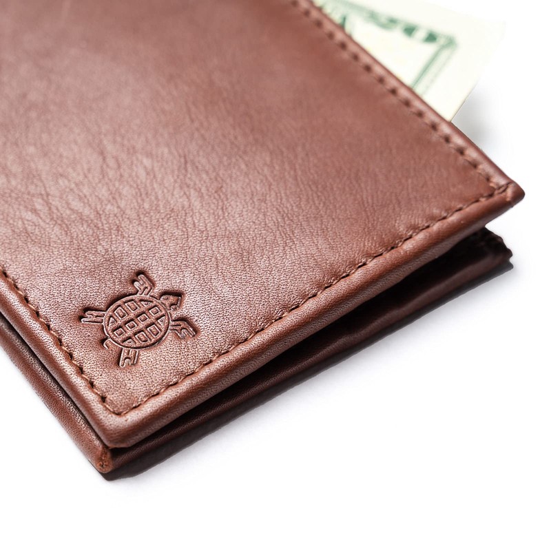 MEX ME | Cartera Clásica De Piel Para Hombre Café