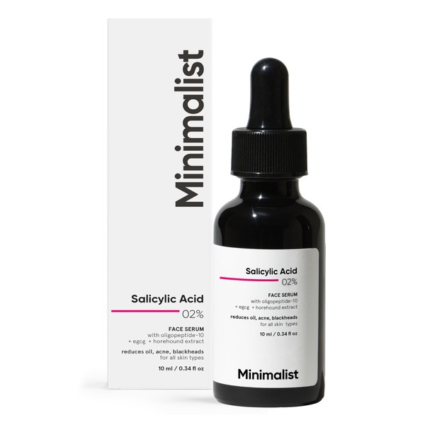 Minimalist 2% Salicylic Acid Serum For Acne, Blackheads & Open