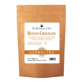 The Republic of Tea Banana Cuppa Chocolate Tea Bags, 36 Tea Bags (Refill Bag)