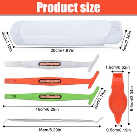 WYRGQIQN Vinyl Wrap Car Tool Kit 6PCS, Comprehensive Automotive Wrap Application Set with Squeegees, Beak Scraper, and Edge Seamer for Car Wrap, PPF, Window Tint, Decals and Graphics Installation