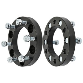 ECCPP 2PCS 1 inch 6 Lug 6x139.7 Wheel Spacers 6x5.5 to 6x5.5 with 12x1.5 108mm CB fit for Colorado Wheel Spacers for D50 Wheel Spacers for Raider Wheel Spacers