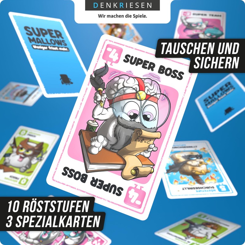 DENKRIESEN Supermallows® - Less Eats More. Card Game | Ages