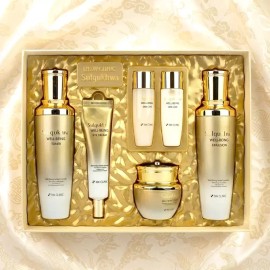 Seolgyeohwa 수분보습 3W클리닉 설국화 웰빙 한방 스킨 로션 화장품 4종 세트 수분공급 Moisturizing 3W Clinic Snow Lotus Wellbeing Korean Skincare Lotion Set 4 Item Hydration Supply