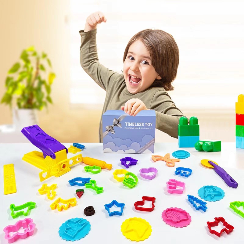 Decebaya Dough Tools for Kids- Play Sets Accessories Include Animal