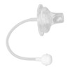 Bottle Nipple with Weighted Straw Duckbill Spout Transparent Soft Silicone