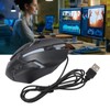 ciciglow Wired Gaming Mouse, 3 Buttons Ergonomic RGB Gaming Mice,