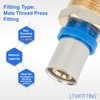 LTWFITTING Press Fitting with 3/4 Inch Male Thread for Pipe