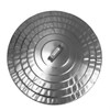 UTY 20 Gallon Galvanized Steel Trash Can with Lid, Silver,