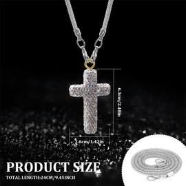 Bling Car Hanging Ornament, Crystal Rhinestone Car Rearview Mirror Pendant for Women, Diamond Rear View Mirror Charm Present, Universal Decor Accessories for Automotive Interior Mirrors (Sliver)