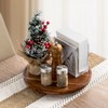 ANBOXIT Lazy Susan Organizer for Table, 10 Inch Wooden Lazy