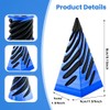 REYOK 3PCS Blue Impossible Cone Pyramid,Spiral Cone Fidget Toy,3D Printed