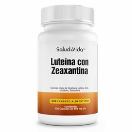 Lutena 20 mg Con Zeaxantina 800mcg  Alta concentracin - Una al Da  100 Cpsulas  Antioxidante Natural para el Ojo  SV  Sin Gluten y Sin OMG            