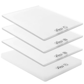 Ideen mit Herz Plastic Plates for Embossing & Die Cutting Machine, 15cm x 19.5cm, Pack of 4