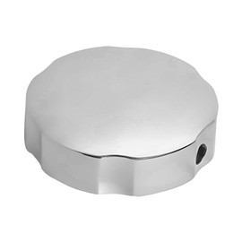 IUSOT Bathtub Plug, Twist Handle Bathtub, Bath Knob, Chrome, Overflow Plug Plastic for Bathtub and Sink, Drain Accessories