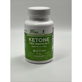 Real Ketones Ketone Bio Identical, Keto Electrolytes Supplement 60 Caps Exp 2/26