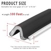 100 Feet Weather Stripping Door Seal Strip, Solike V-Shaped "Q"