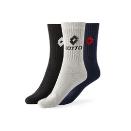 Lotto, 12 Pairs Unisex Tennis Socks Made of Breathable, Soft Cotton, Oeko-Tex Certified, Various Colours, 35-38, Various