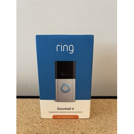 Ring Video Doorbell 4 Smart Wi-Fi Video Doorbell Wired/Battery Operated -SEALED