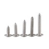 BOZONLI M4 Mushroom Head Self Tapping Screws Wood Screws Pan