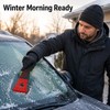 Heavy-Duty PVC Ice Scraper for Frost Removal - Manual Defrost