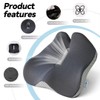 18x16.5 Inch Memory Foam Seat Cushion for Office Chair, Contoured