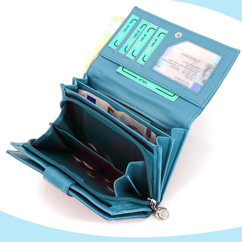 ekavale Wallet 1103-7, turquoise, Classic