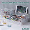 5 Estuche para Lápices de Gran Capacidad,Portalápices Inclinado Para Escritorio,Organizador