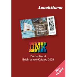 Leuchtturm 372895 Briefmarken-Katalog DNK Deutschland seit 1849, Ausgabe 2025- Nachschlagewerk für deutsche Briefmarken, farbig illustriert