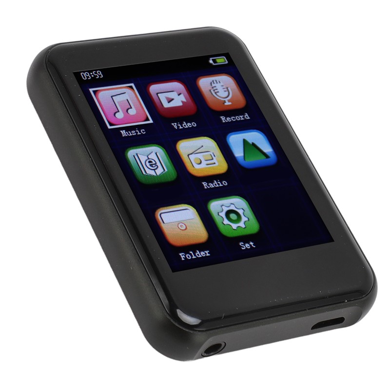 1.5 Inch Portable MP3 Player Capacitive Touch Control AI Noise