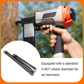 Phyxlyn Scraper 350mm (14" Inch) 450mm (17" Inch) Long Air Pneumatic Hammer Chisel, Flat Chisels Point Chisels with Round Collar for Concrete and Tile Chisel