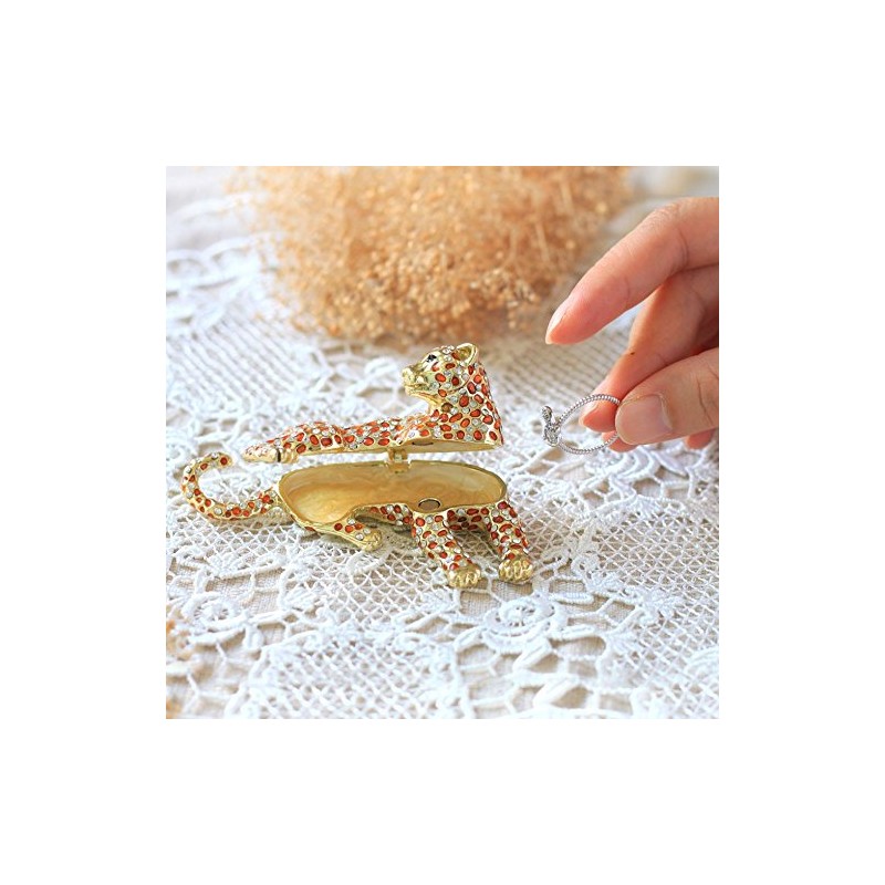 [pixia-su] PIEARTH jewelry box Leopard Brown