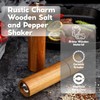 N NELIT Premium Wood Salt and Pepper Grinder Set -