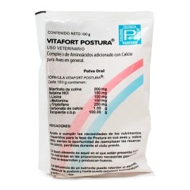 10 Vitafort Postura Sobre 100g Para Aves Caja