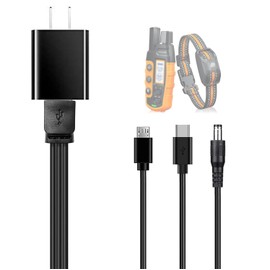 Dog Training Collar Charger, 3-in-1 Training Collar USB Charger Charging Cable Compatible for INVIROX/bousnic/Heaflex/Nikketta/MAISOIE/SLOPEHILL Dog Training Collar Dog Shock Collar