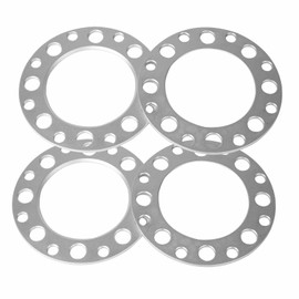 8x6.5 Wheel Spacers, 6mm Thick Wheel Spacers, 8x165.1 8x170 8x180 Wheel Adapter, 8 Lug, 127mm Bore, Fit for F250 E350 Ram 2500 3500 Express 3500 K3500 Silverado Suburban 2500 Sierra 2500HD, 4pc