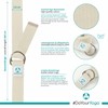 Madira Yoga Belt/Yoga Strap/Yoga Belt Strap 100% Cotton Sturdy Metal