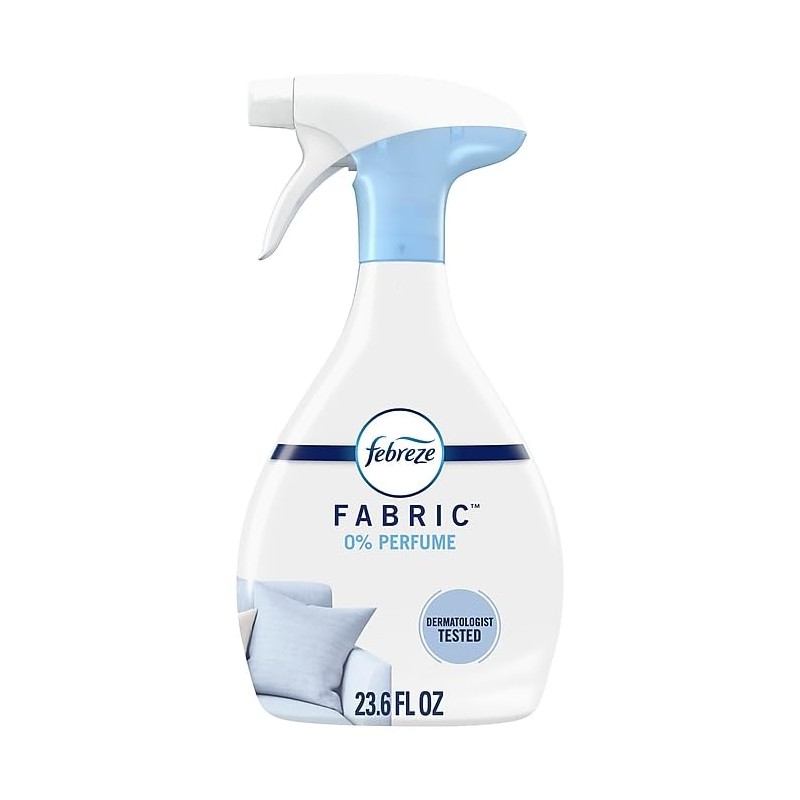 Febreze FABRIC Refresher, Zero Perfume, 23.6 oz Spray Bottle