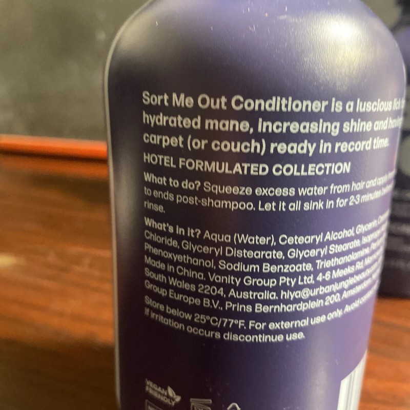 Urban Jungle Vegan Conditioner “sort Me Out” Moisture Locking Repair