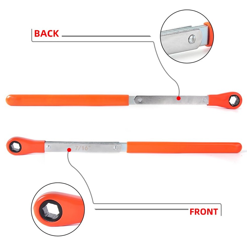 BARTOO Slack Adjuster Wrench 7/16" Automatic Slack Adjusting Wrench