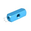 sourcing map G1/4 Thread 5 Ports 2-Way Distributor Block Splitter,