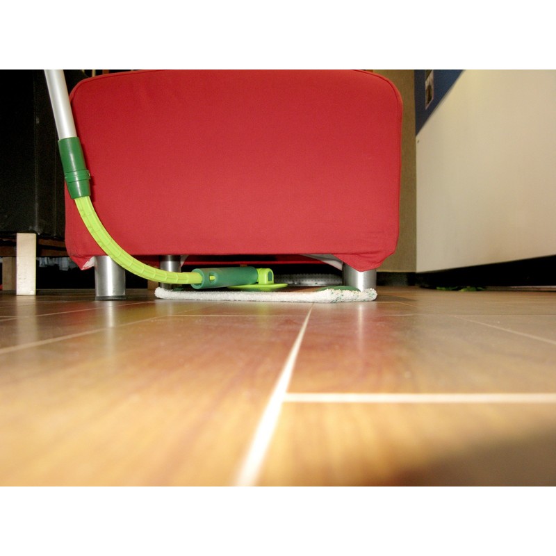 CleanAide Microfiber Hardwood Floor Mop – Flat Wet and Dry